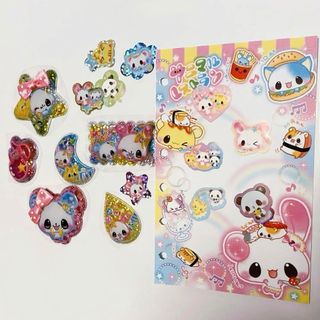 クラックス(CRUX)の平成レトロ 動物 キャラクターシール うさぎ まじかるみゅーちゃん 平成女児(シール)