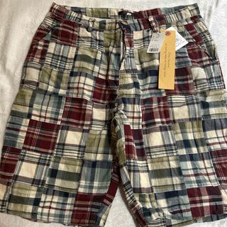 綿素材ショートパンツ メンズL(ショートパンツ)