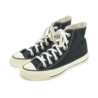 コンバース(CONVERSE)のCONVERSE コンバース スニーカー 23.5cm 黒 【古着】【中古】【送料無料】(スニーカー)