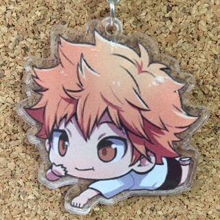 【ハイキュー!!】烏野高校 #10 日向翔陽（デフォメver）【アクキー】③(キーホルダー)