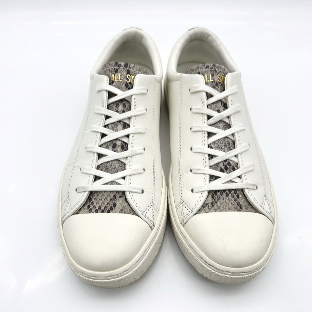 【極美品】コンバース オールスター クップ スネーク CONVERSE - コンバース オールスター クップ ホワイト ゴールド