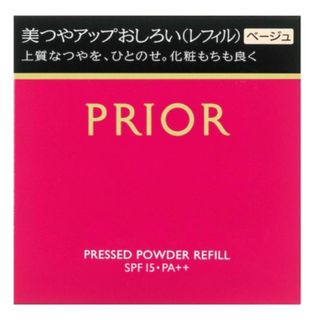 プリオール(PRIOR)の新品　資生堂　プリオール PRIOR 美つやアップおしろい レフィル　ベージュ(フェイスパウダー)