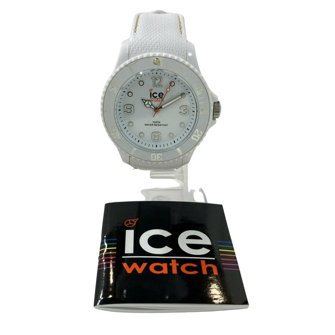 ice watch アイスウォッチ クォーツ 時計 メンズ ice watch - アイスウォッチ 腕時計 クオーツ ホワイト メンズ