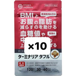 【新品未開封】ターミナリア ダブル 協和食研　120粒入×10袋(ダイエット食品)