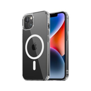 NIMASO iPhone14/13用ケースMagSafe対応クリア PC 背面(iPhoneケース)
