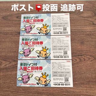 東京ドイツ村 チケット 入園無料券 入場招待券 3枚/蓮沼ウォーターガーデン(遊園地/テーマパーク)