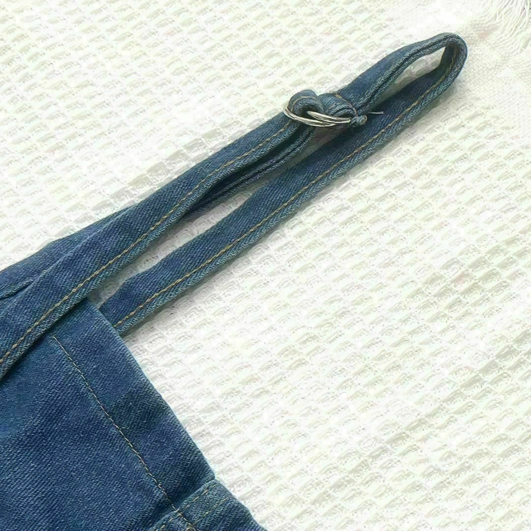 XL デニムサロペット　キャミワンピ　オールシーズン　着やせ　人気　マキシ丈 レディースのワンピース(ロングワンピース/マキシワンピース)の商品写真