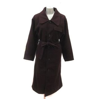 アザー(other)のジュノア JUNOAH ステンカラーコート 総裏地 L 紫 パープル(その他)