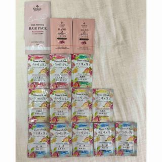 ゼミド　ヘアパック　ボディクリーム　クレンジング　洗顔　化粧水　乳液　15包(サンプル/トライアルキット)