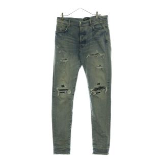 アミリ(AMIRI)のAMIRI アミリ デニム クラッシュ加工 ライトブルー W34(デニム/ジーンズ)