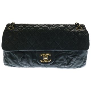 シャネル(CHANEL)のCHANEL シャネル ラムスキン 28 ココマーク チェーンショルダーバッグ ブラック(ショルダーバッグ)
