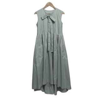 SEVEN TEN by MIHO KAWAHITO(セブンテン バイミホカワヒト) ワンピース サイズS レディース美品  - ライトグリーン ノースリーブ/マキシ丈(その他)