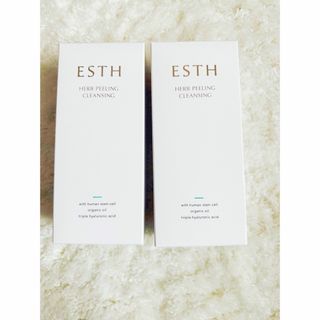 【新品未使用品】ESTH エス  ハーブピーリングクレンジング  120g×2本(クレンジング/メイク落とし)