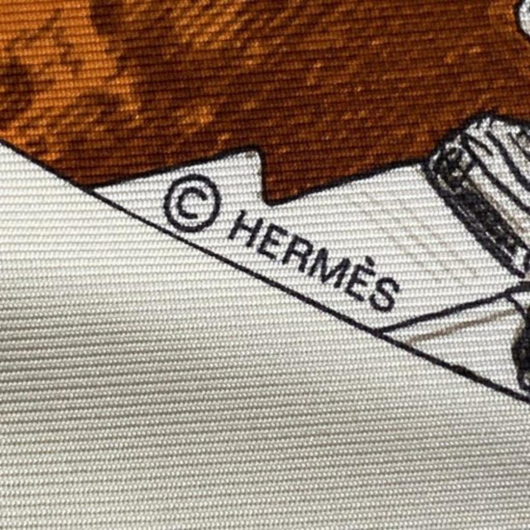 HERMES - HERMES(エルメス) スカーフ美品 ポワンテュー 白