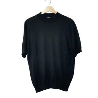 TOMORROWLAND - TOMORROWLAND(トゥモローランド) 半袖セーター サイズM レディース美品  - 黒 ハイネック/tricot