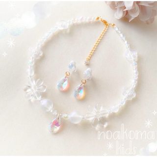 noakoma＊crystal flower キッズアクセサリーセット 女の子(ファッション雑貨)