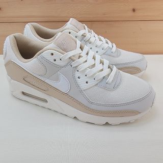 ナイキ(NIKE)のナイキ ウィメンズ エアマックス90 ホワイト/ベージュ 25cm(スニーカー)