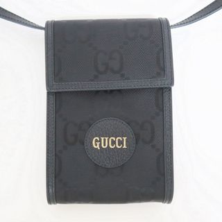 グッチ(GUCCI)の【GUCCI】グッチ オフザグリット ショルダーバッグ ブラック ナイロン×レザー 625599/br5944br(ショルダーバッグ)