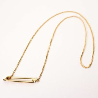 セリーヌ(CELINE)の美品 セリーヌ ゴールド ネックレス 安全ピン チョーカー/24-4889S(ネックレス)