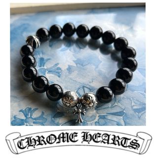 Chrome Hearts 10MM Black Tourmaline(ブレスレット)