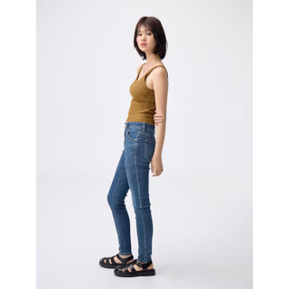 ジーユー(GU)のGU ウルトラストレッチスキニージーンズ(ブルー)Woman64cm(デニム/ジーンズ)