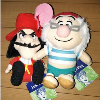 ディズニー　ピーターパン　ミスタースミー　フック船長　マスコット　ぬいぐるみ(キャラクターグッズ)