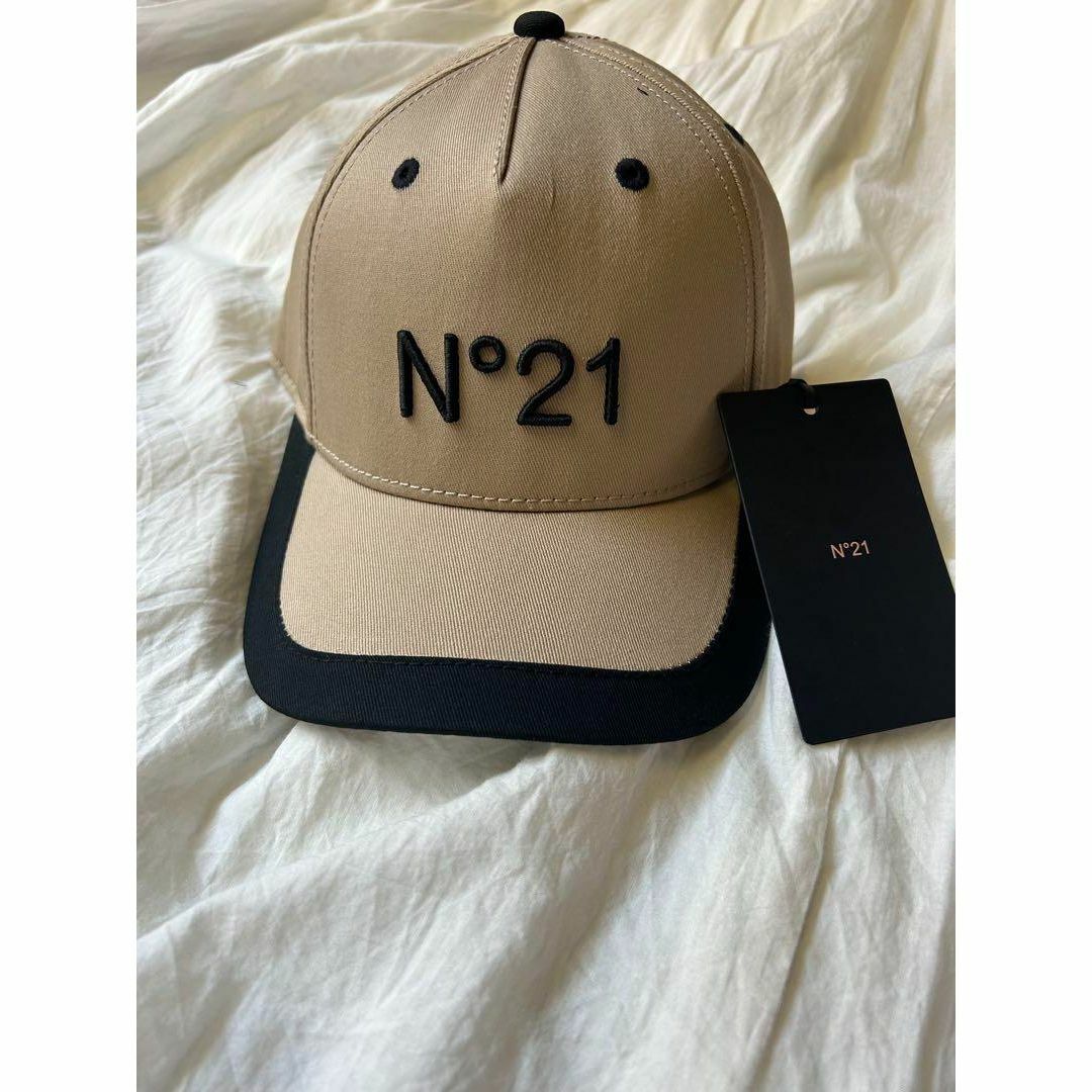 N°21(ヌメロヴェントゥーノ)のN°21 ロゴベースボールキャップ キッズ/ベビー/マタニティのこども用ファッション小物(帽子)の商品写真