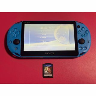 プレイステーションヴィータ(PlayStation Vita)のvita  アクアブルー　7番(携帯用ゲーム機本体)