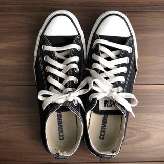 オールスター(ALL STAR（CONVERSE）)のコンバース　オールスター　ローカット　23.5cm 黒　ブラック(スニーカー)