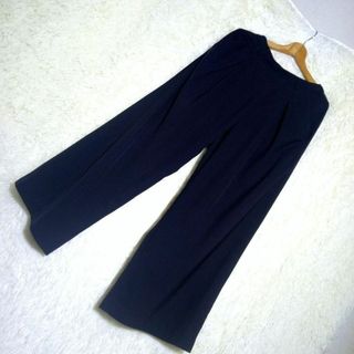 イェッカヴェッカ(YECCA VECCA)のイエッカヴェッカ【F】レディース ワイドパンツ ゴムウエスト ネイビー(カジュアルパンツ)