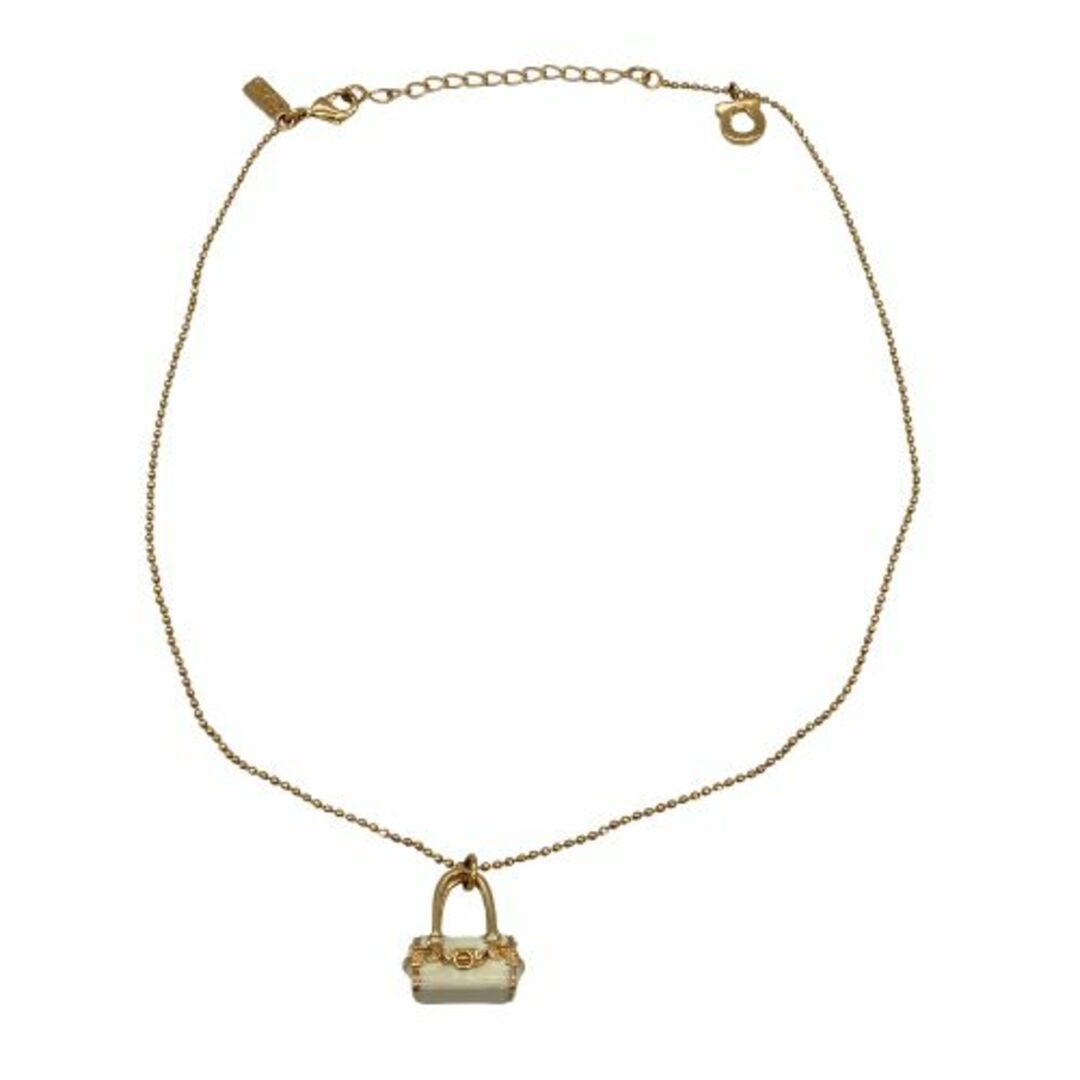 Salvatore Ferragamo(サルヴァトーレフェラガモ)の【中古】
Salvatore Ferragamo サルヴァトーレフェラガモ ネックレス
 メタル メタル バッグモチーフ　ゴールドメッキ ゴールド レディースのアクセサリー(ネックレス)の商品写真