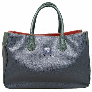 Roberta di Camerino - 未使用 Roberta ロベルタ レザー トートバッグ ネイビー　トート バッグ