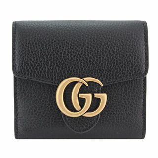 グッチ(GUCCI)のGUCCI  二つ折り財布 GG マーモント 782749 グッチ 正規品 黒 (財布)