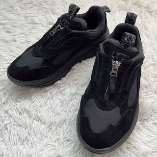 UGG - 極美品　UGG アグ　レディース　スニーカー　24cm W CA1 ZIP 黒