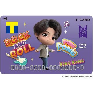 BTS TinyTAN Jung kook Tカード Vポイントカード(カード)