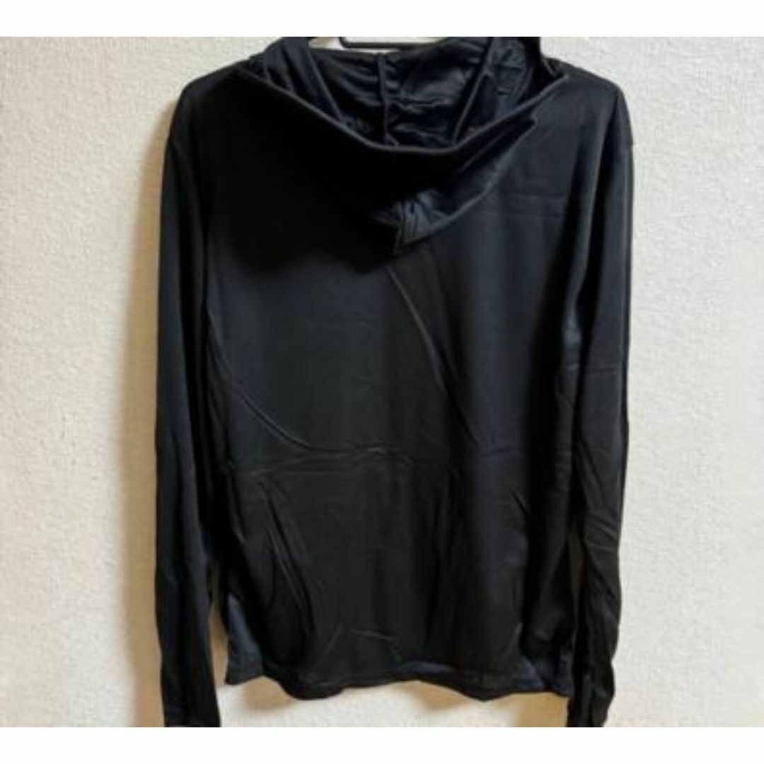【ブラック/XL】UVカット パーカー メンズ レディース ラッシュガード レディースのトップス(パーカー)の商品写真