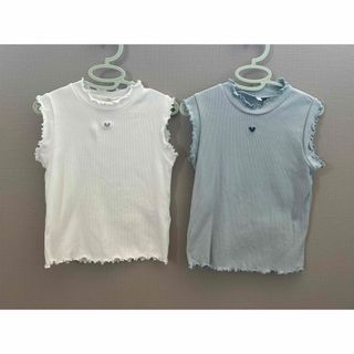 GIRLSハートカットアウトリブT2枚セット
