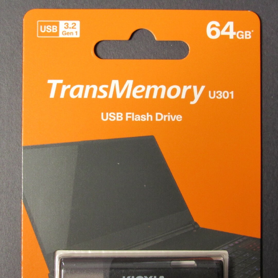 64GB USB3.2メモリー★キオクシア KIOXIA★日本製/輸出パッケージ スマホ/家電/カメラのPC/タブレット(PC周辺機器)の商品写真
