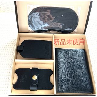 イルビゾンテ(IL BISONTE)の新品 未使用IL BISONTE トラベルセット 黒4点セット希少レア(旅行用品)