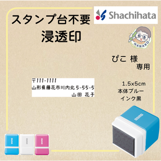 ぴこ様　オーダー受付　OSMO シャチハタ浸透印　イラストはんこ(はんこ)