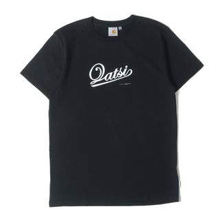 カーハート(carhartt)のCarhartt カーハート Tシャツ サイズ:M / 00s fragment design ロゴ プリント クルーネック Tシャツ / ブラック 黒 / トップス カットソー 半袖 / コラボ【メンズ】【中古】(Tシャツ/カットソー(半袖/袖なし))