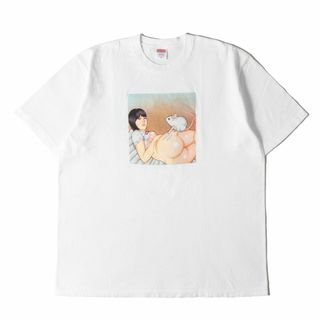 シュプリーム(Supreme)の【美品】Supreme シュプリーム Tシャツ サイズ:XL / 25SS イラスト グラフィック クルーネック Tシャツ (Mouse Tee) / ホワイト 白 / トップス カットソー 半袖【メンズ】【中古】(Tシャツ/カットソー(半袖/袖なし))