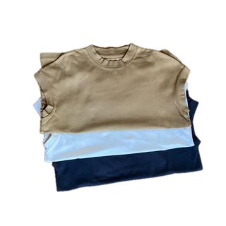 ムジルシリョウヒン(MUJI (無印良品))の無印良品　フレンチスリーブTシャツ3枚　レディースL(Tシャツ(半袖/袖なし))