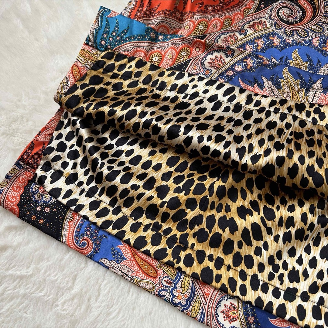DOLCE&GABBANA(ドルチェアンドガッバーナ)のDOLCE&GABBANA ドルチェアンドガッパーナ ペイズリー柄 スカート レディースのスカート(ひざ丈スカート)の商品写真