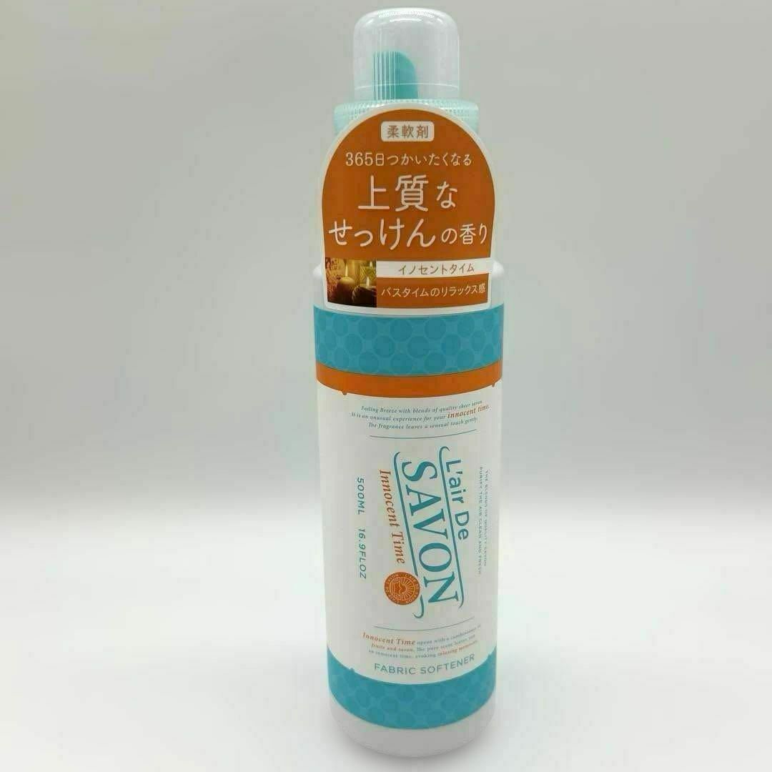 レールデュサボン イノセントタイム 柔軟剤 500ml ボトル6本 インテリア/住まい/日用品の日用品/生活雑貨/旅行(洗剤/柔軟剤)の商品写真