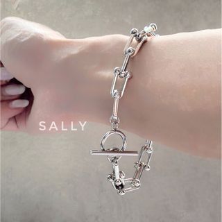 トゥデイフル(TODAYFUL)のnew【シルバー】ステンレス　リンクチェーン　マンテル　ブレスレット(ブレスレット/バングル)