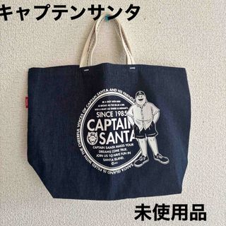 キャプテンサンタ(CAPTAIN SANTA)の【未使用】 キャプテンサンタ デニム ミニ トートバッグ 濃紺　日本製(トートバッグ)
