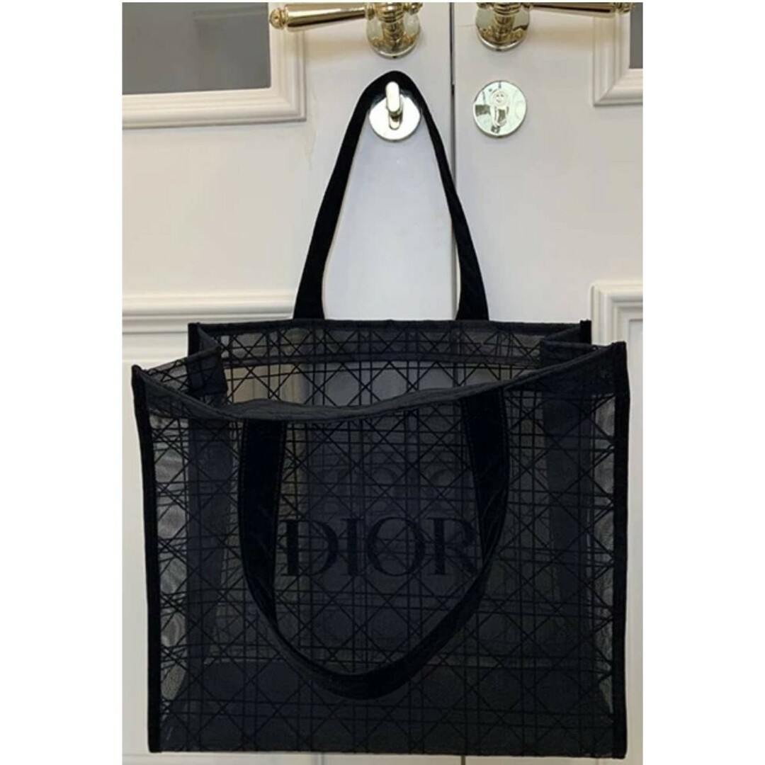 Christian Dior(クリスチャンディオール)のDIOR メッシュトートバッグ ノベルティ 肩掛けバック ビーチバッグ レディースのバッグ(トートバッグ)の商品写真