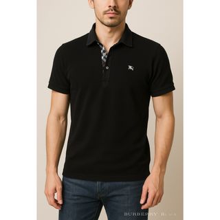 バーバリーブラックレーベル(BURBERRY BLACK LABEL)の【BURBERRY BLACK LABEL】ポロシャツ メンズ Mサイズ(ポロシャツ)