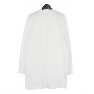 コモリ(COMOLI)のコモリ COMOLI バンドカラーシャツ 長袖 1 白 ホワイト(シャツ)